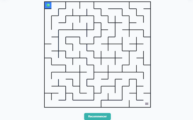 Aperçu de l’exercice Le Labyrinthe